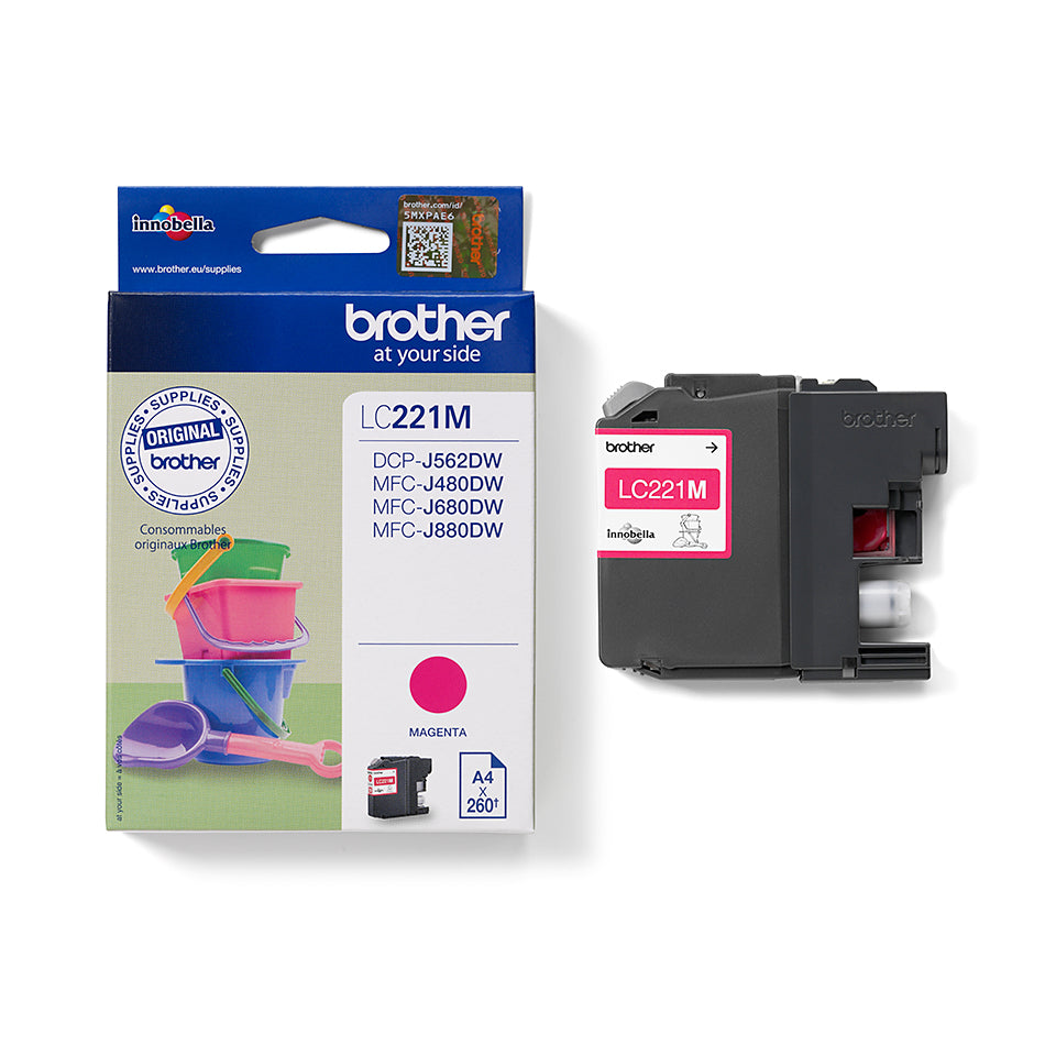 Brother LC221M inktcartridge magenta