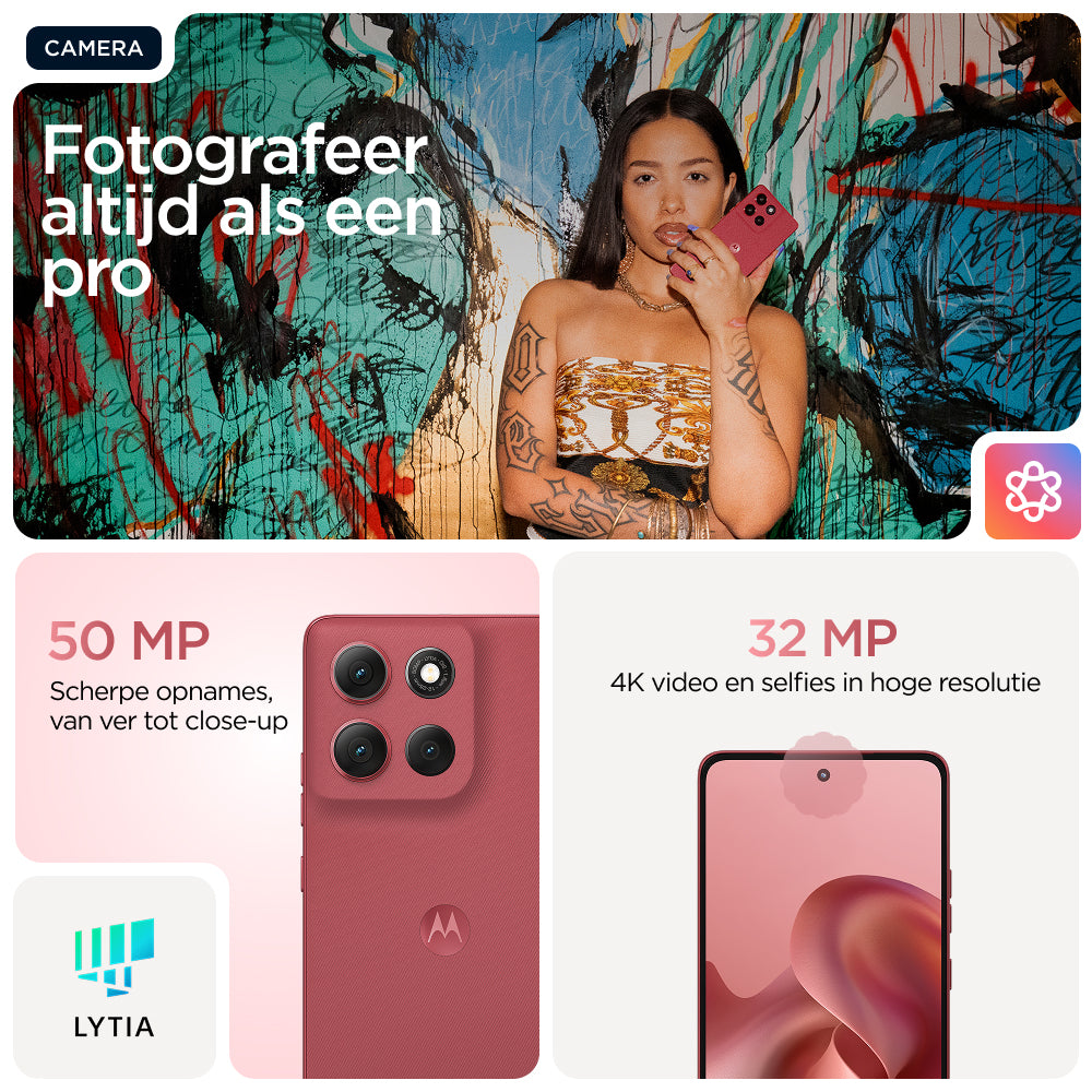 Motorola Moto G86 5G - Chrysanthemum Red