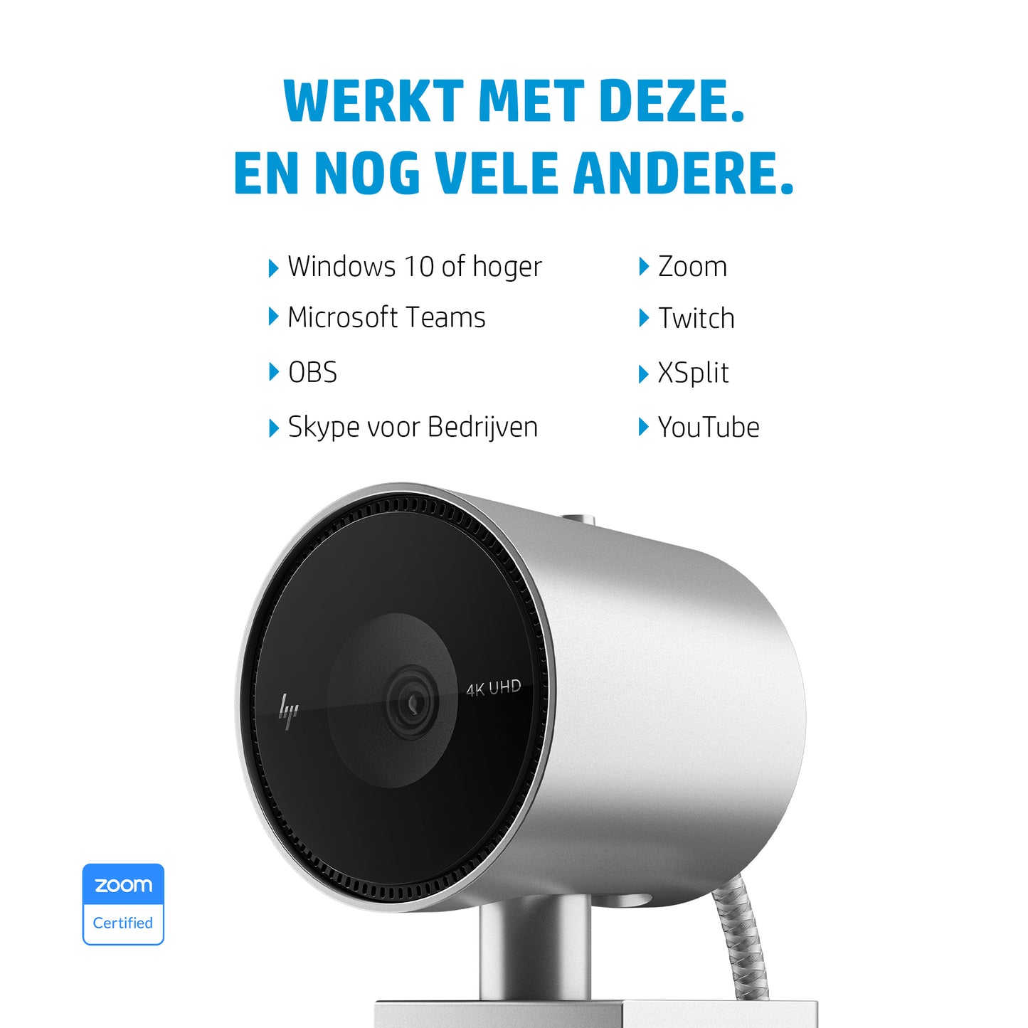 HP 950 4K Pro Webcam 4C9Q2AA#ABB