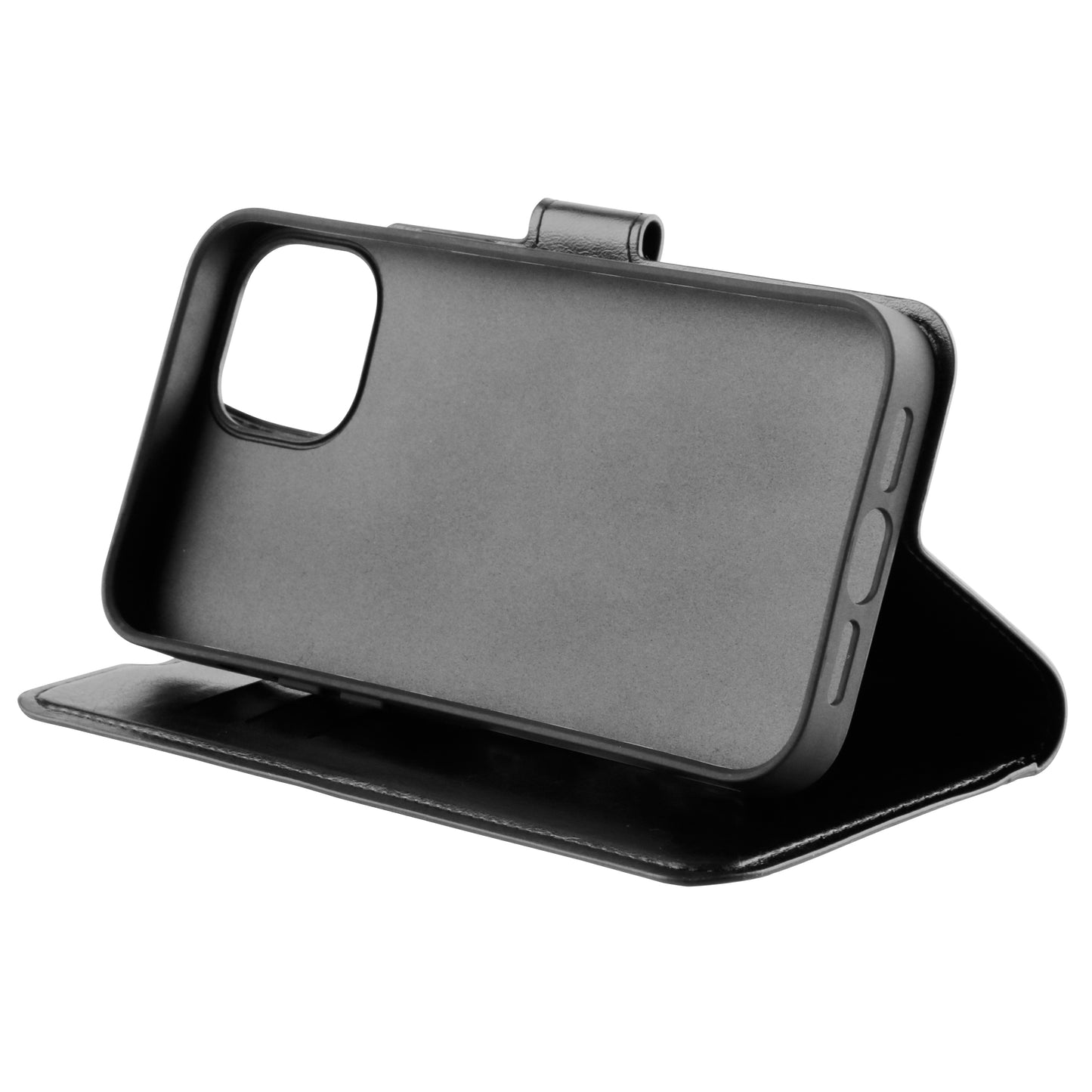 BeHello iPhone 13 / 13 Pro Gel Wallet Case Black