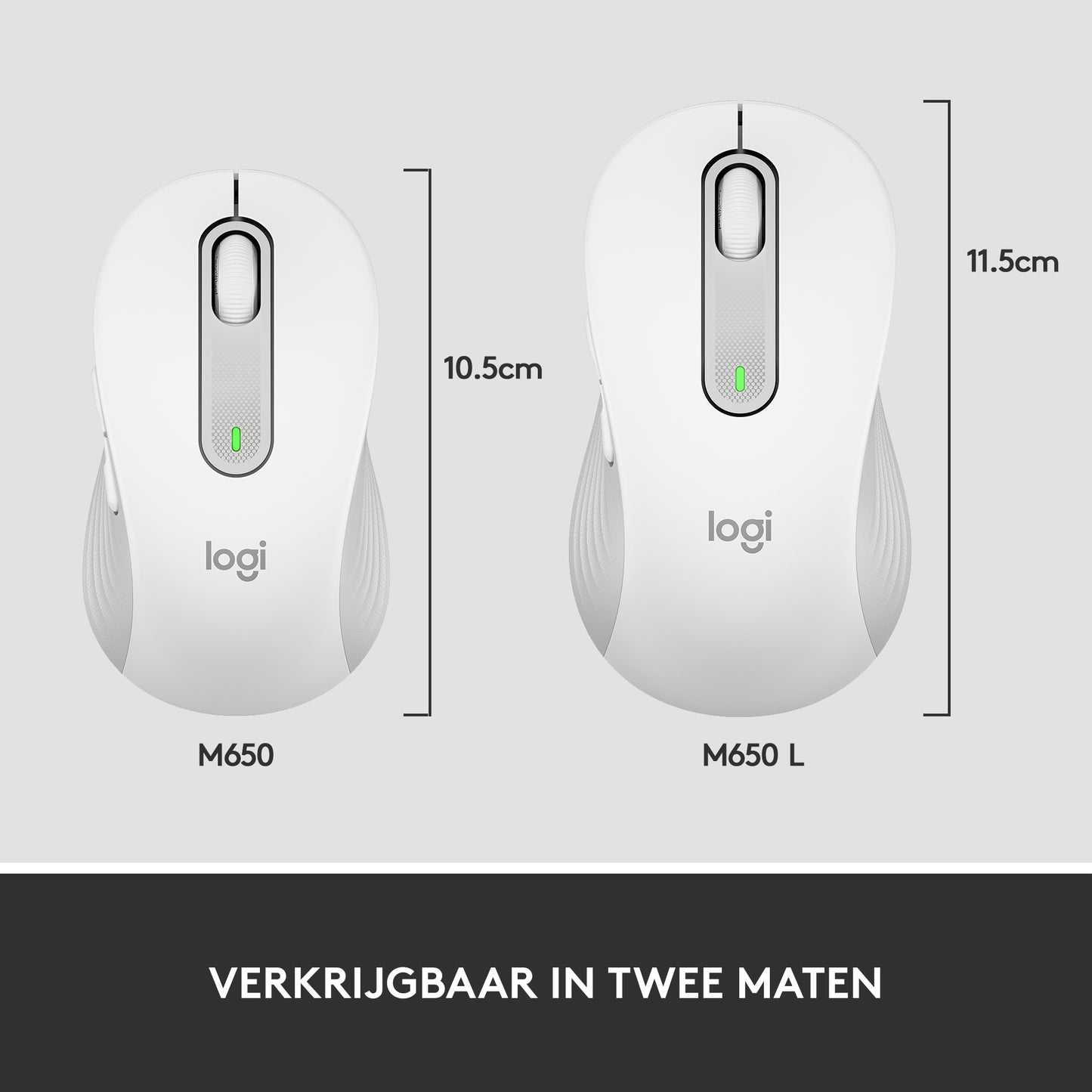 Logitech Signature M650 Wireless Mouse - OFF-WHITE