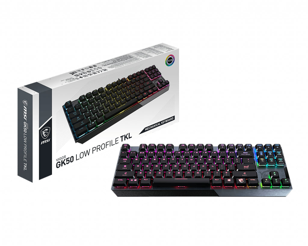 MSI Vigor GK50 BE GAMING Keyboard Azerty BE LP TKL