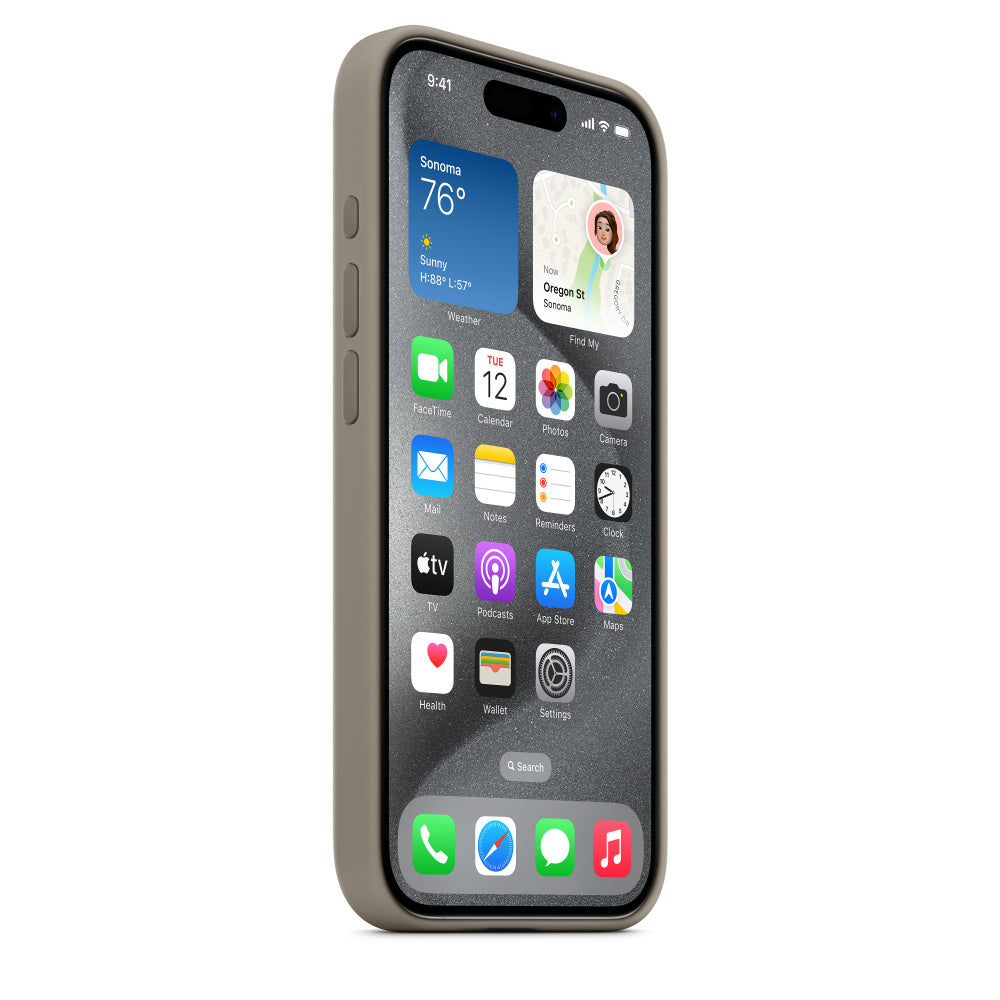 Apple iPhone 15 Pro Sil Case MS Clay