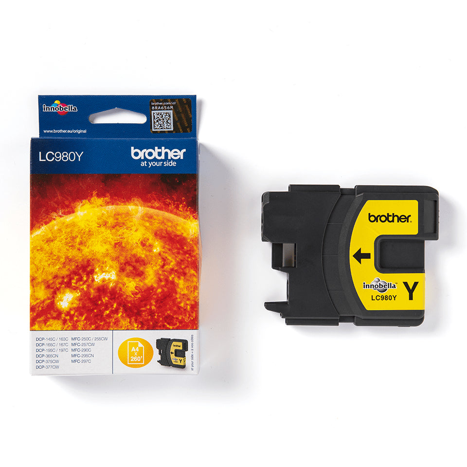 Brother LC980Y inktcartridge geel