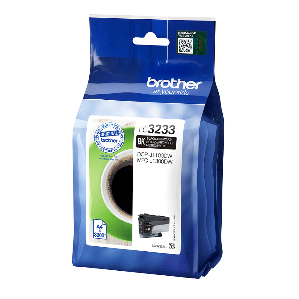BROTHER LC-3233BK Black Ink 3000 pages