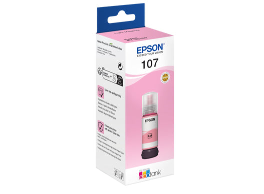 EPSON 107 EcoTank Light Magenta Ink Bottle