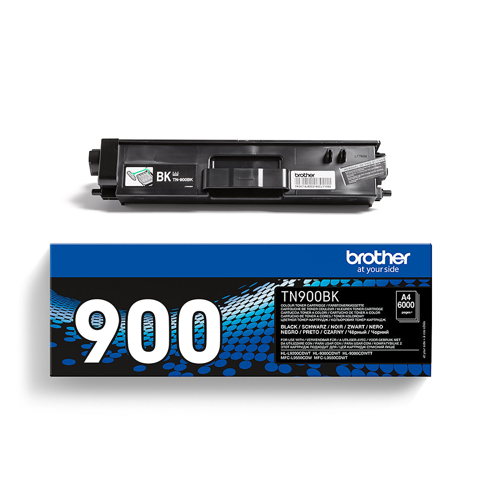 TN900BK - Zwart - origineel - tonercartridge - voor MFC-L9550CDW. MFC-L9550CDWT: HL-L9200CDWT. L9300CDWTT