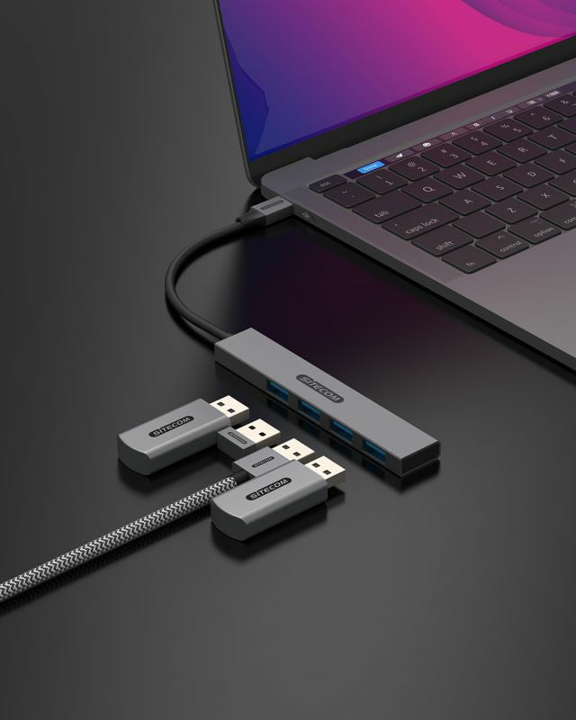 USB-C to 4x USB-A Tiny hub