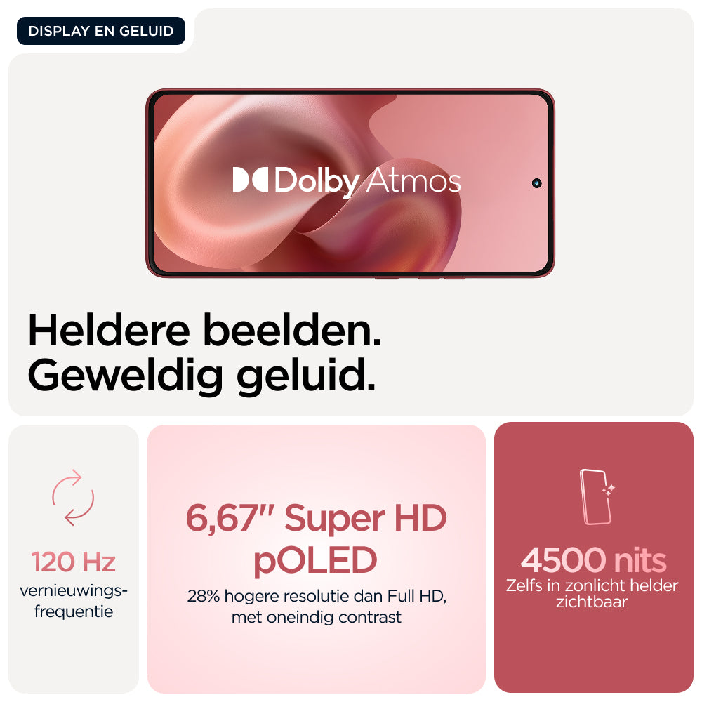 Motorola Moto G86 5G - Chrysanthemum Red