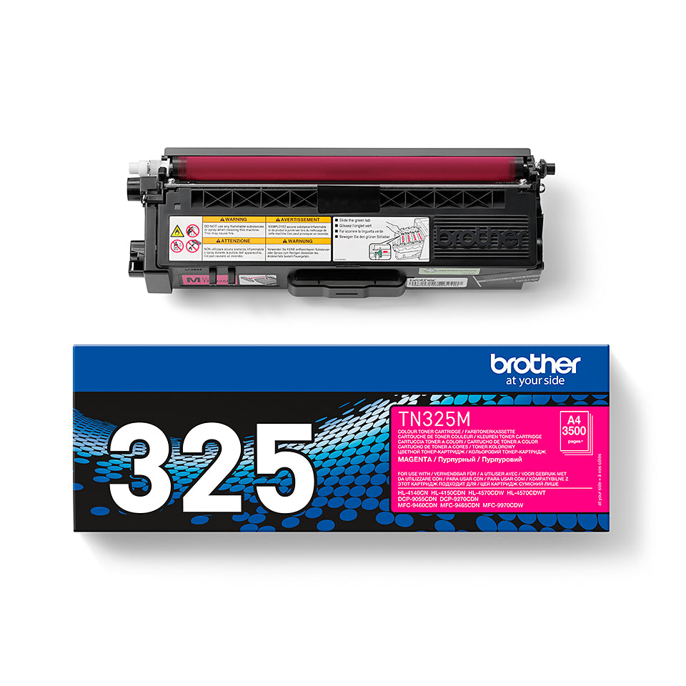 Brother TN325M tonercartridge magenta met hoge opbrengst