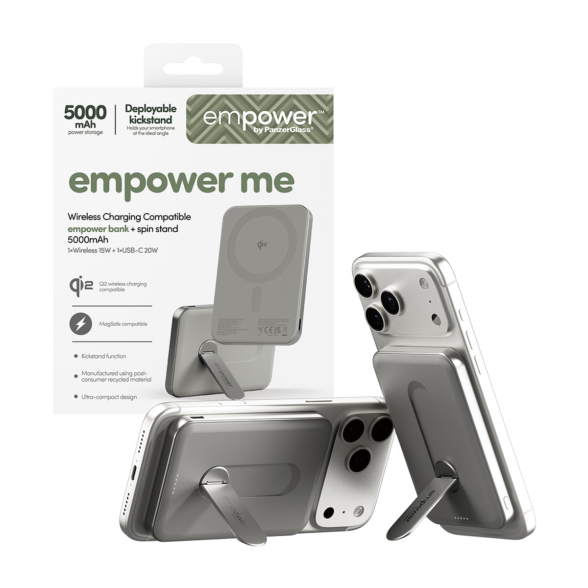 empower by PG Powerbank w RS 5000mAh WT EM34876