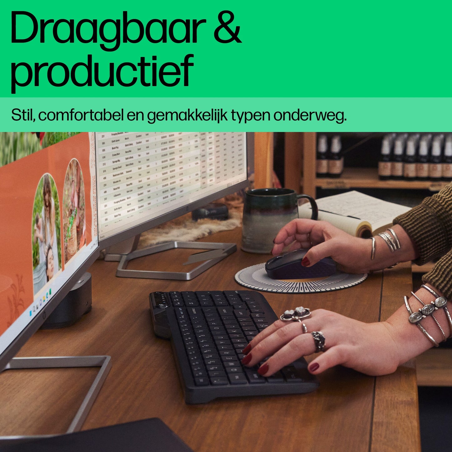 HP 475 Dual-Mode Wireless Keyboard (EN)