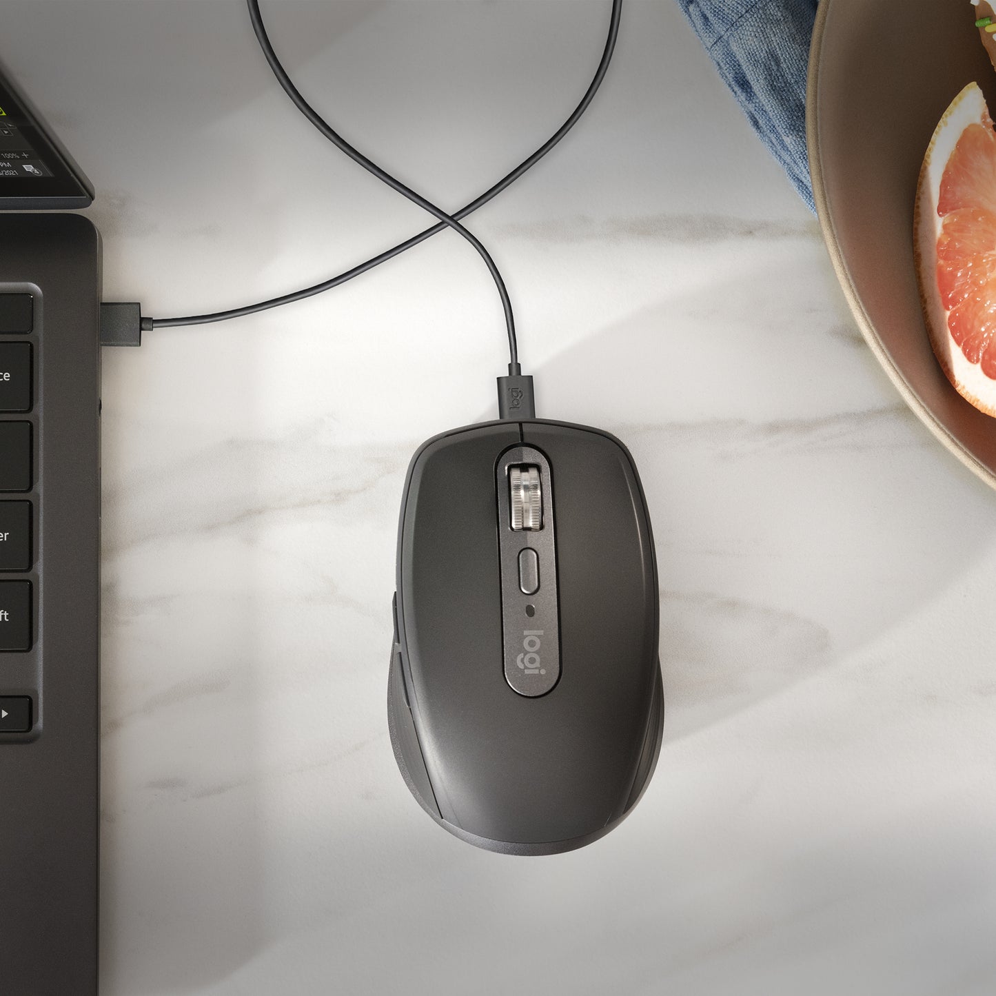 Logitech MX Anywhere 3S wireless mouse - Silent - Graphite