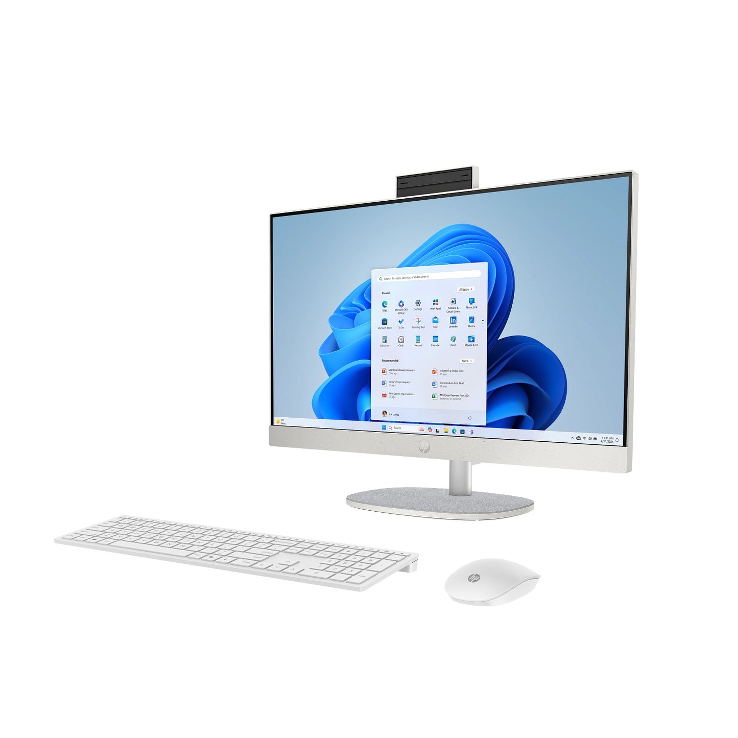 HP AIO AI PC 24-cr2012nb, 23.8 FHD Touch IPS, Intel Core Ultra 5 225U, 32GB DDR5, 1TB PCIe NVMe SSD, UMA Graphics, W11 Plus, Wit