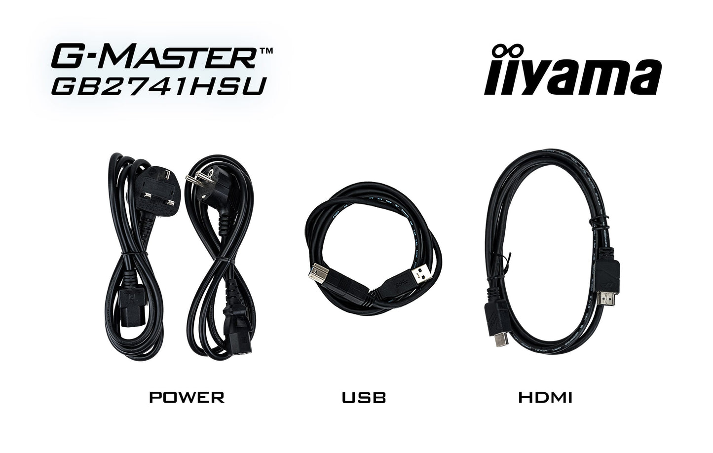 IIYAMA 27WIDE LCD, G-Master Black Hawk, 1920 x 1080, 144 Hz IPS panel, LED Bl., Freesync, USB-Hub(2xOut v2.0), Pivot, Height Adjust.(15cm)