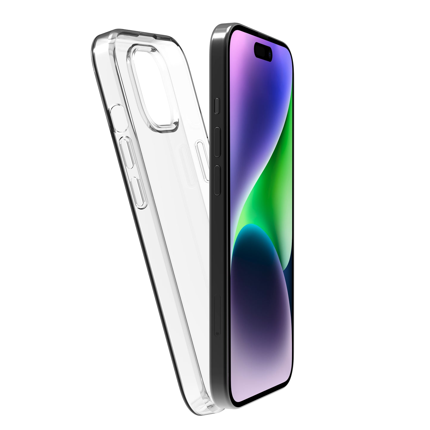 BeHello iPhone 15 Plus Thin Gel Case ECO Transparant