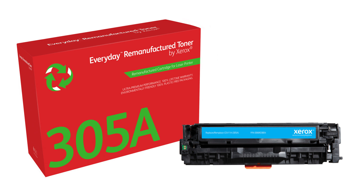 Cyan Toner Cartridge equivalent 006R03804