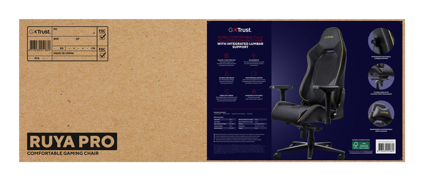 TRUST GXT721 RUYA PRO GAMING CHAIR