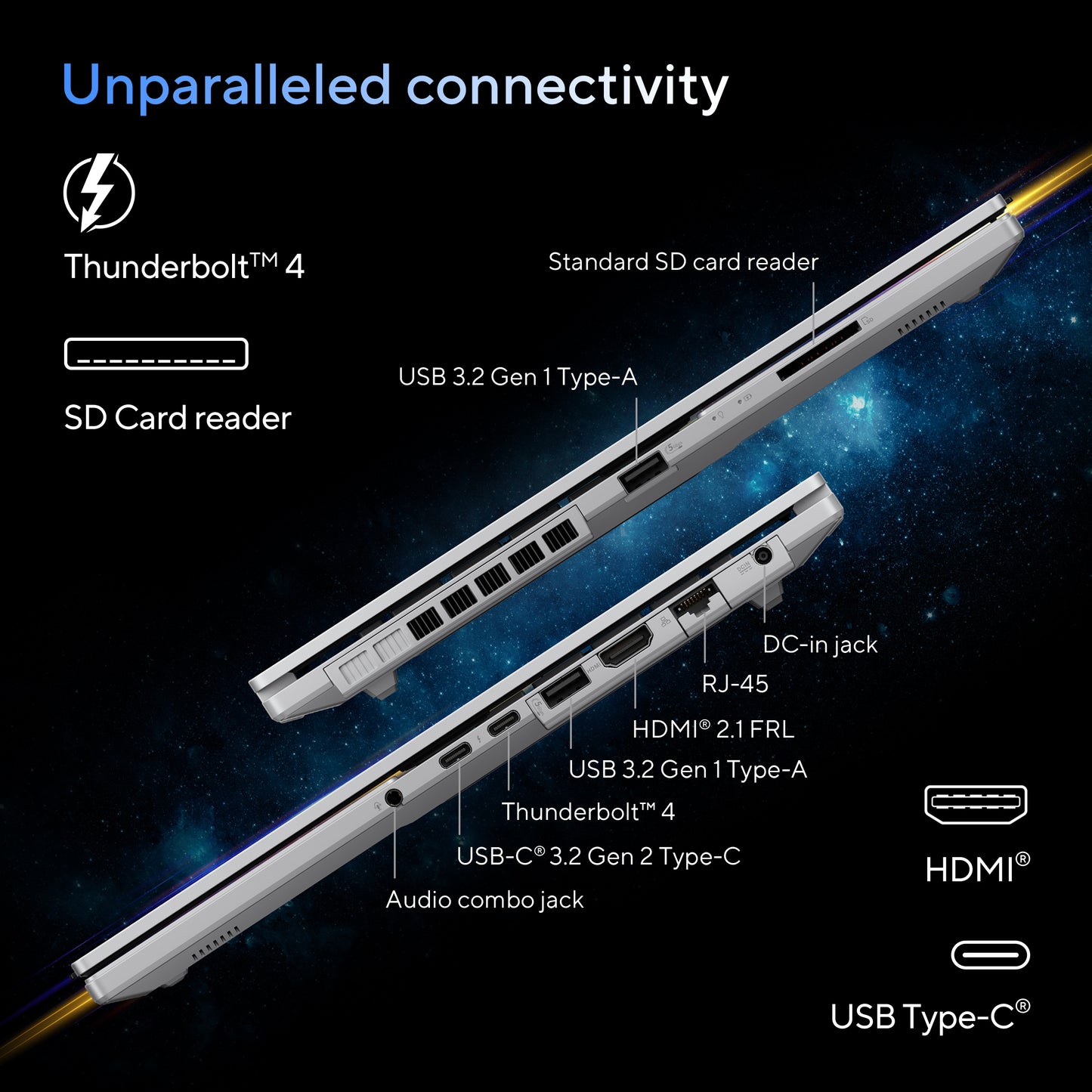 Vivobook Pro 15 OLEDN6506CU-MA040WS-BE, 15.6 3K OLED 120Hz, Intel Core Ultra 9 285H, 24GB DDR5, 1TB M.2 NVMe PCIe 4.0 SSD, GeForce RTX 4050