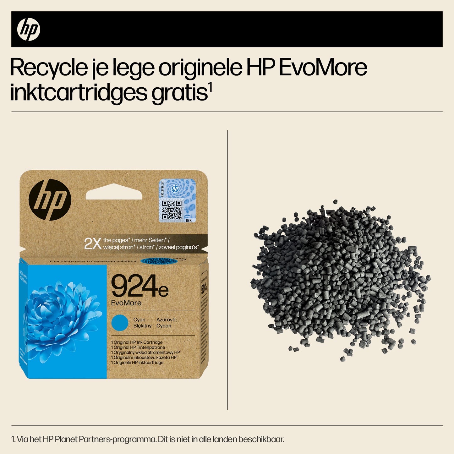 HP 924e EvoMore Cyan Original Ink Cartridge
