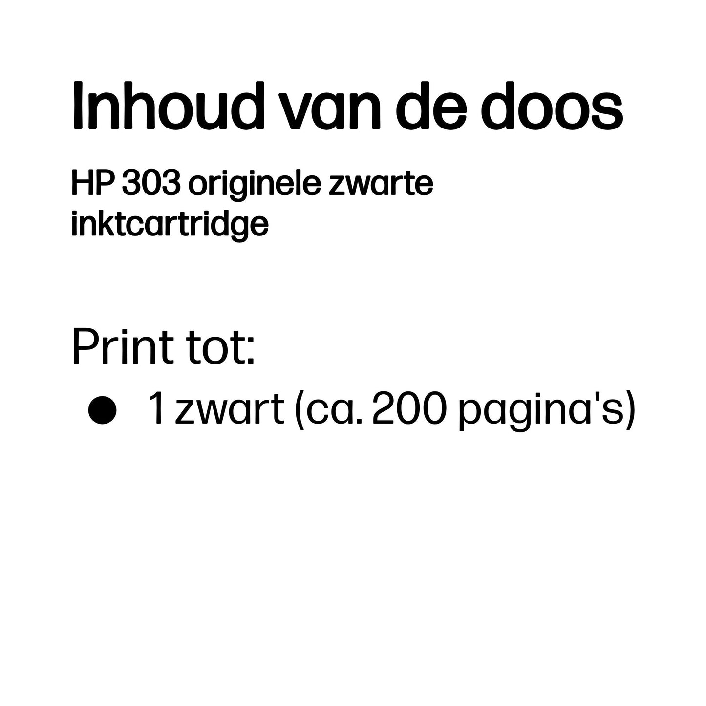 HP 303 Black Original Ink Cartridge