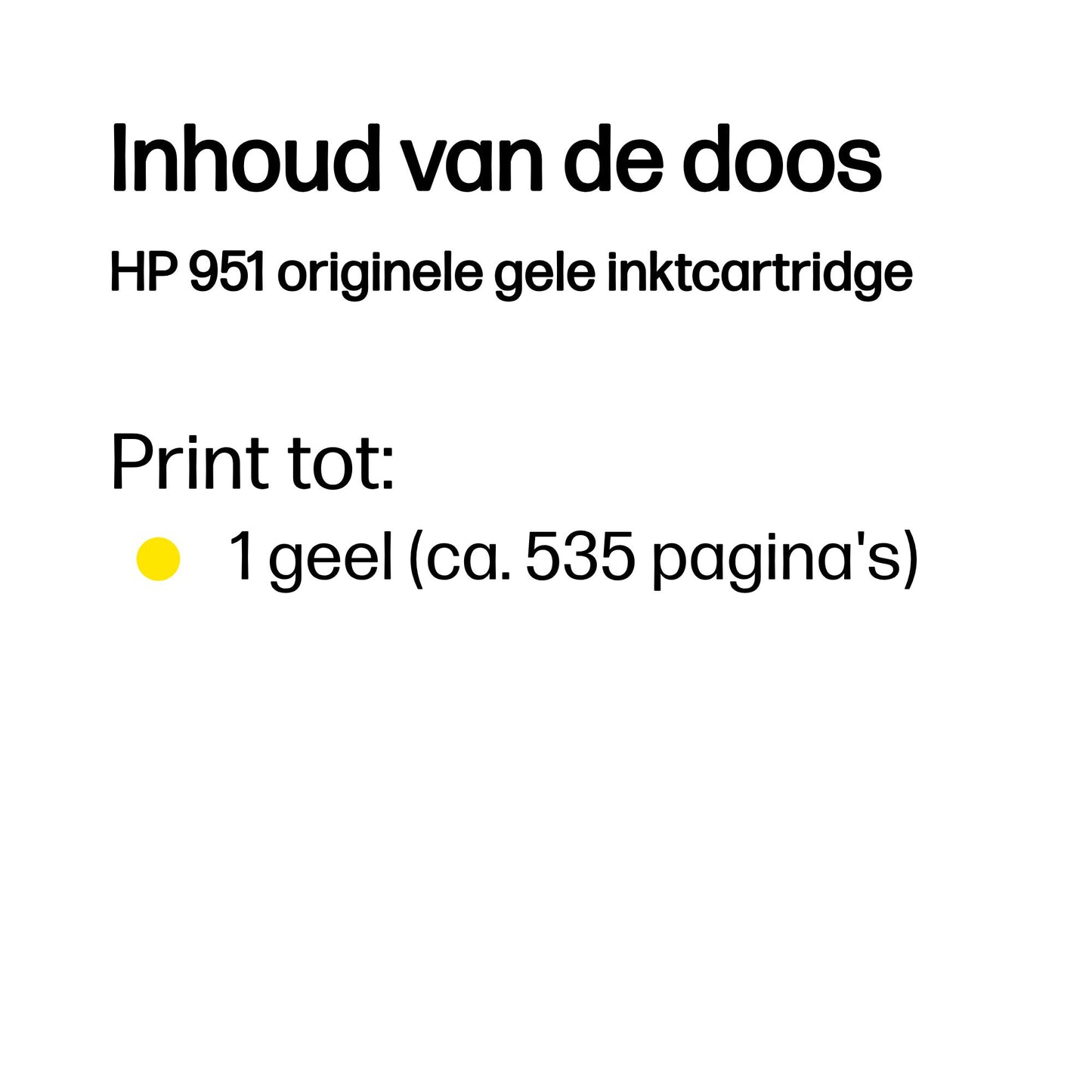 HP 951 Yellow Original Ink Cartridge