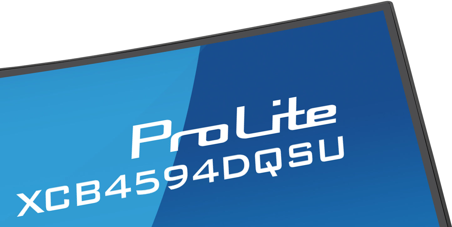 IIYAMA XCB4594DQSU-B1 44.5inch UW Curved VA DQHD 5120x1440 450cd/m2 2ms 2xDP 2xHDMI 2xUSB 3.2 2xUSB Type-C Speakers 13cm Adj. Stand