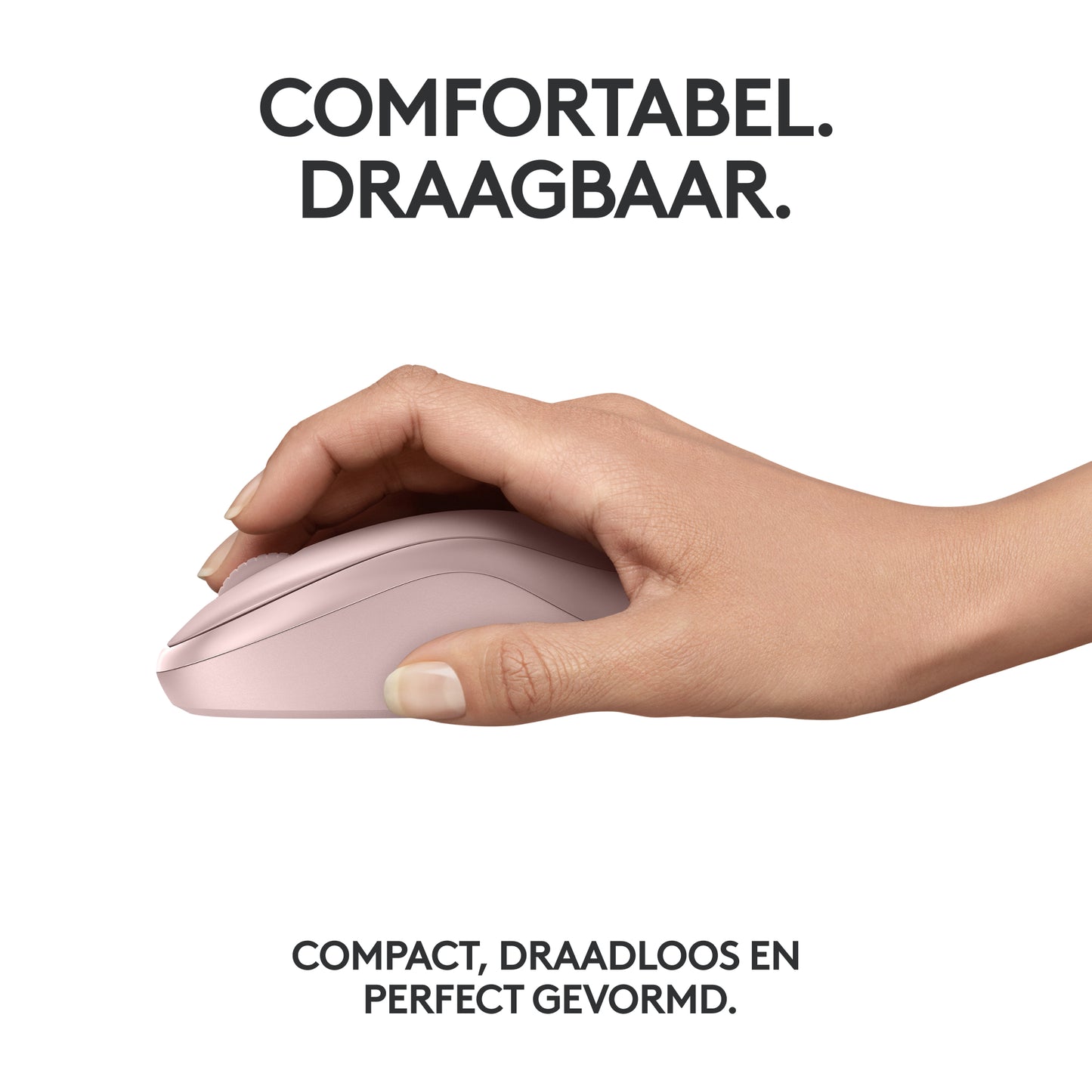 Logitech M240 Stille Bluetooth Muis, 18 maanden batterijduur, voor Windows, macOS, ChromeOS, Compatibel met PC, Mac, Laptop, Tablets - Rose
