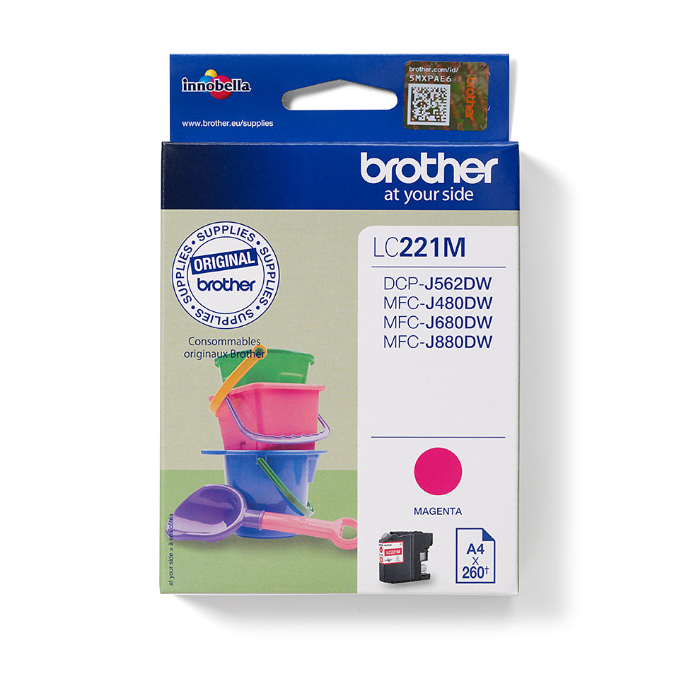 Brother LC221M inktcartridge magenta