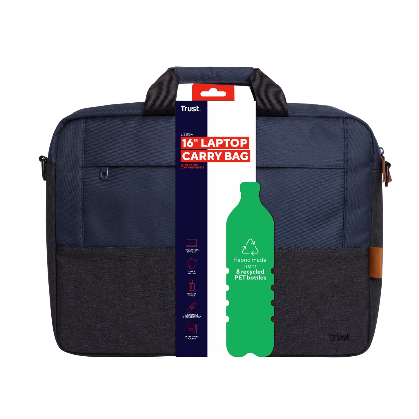 TRUST LISBOA 16 LAPTOP BAG