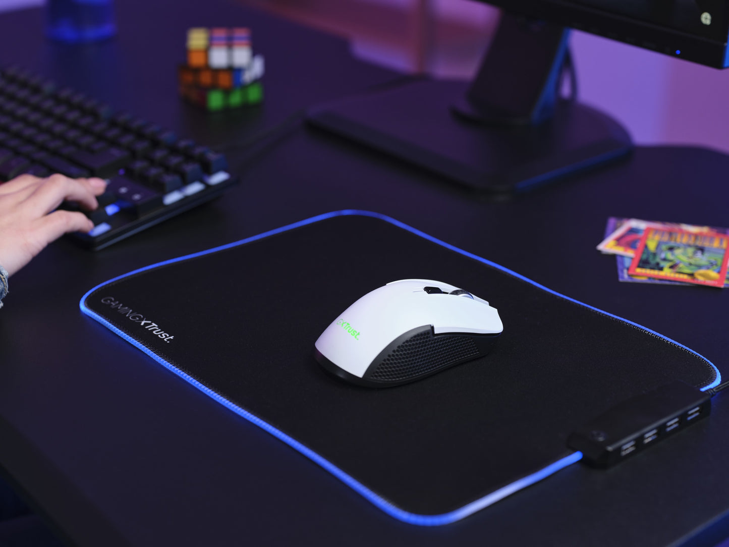Trust GXT923W YBAR WIRELESS MOUSE Wit