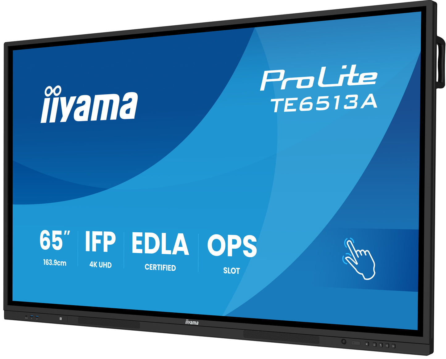 IIYAMA TE6513A-B2AG 65inch iiWare21E EDLA -Google-GMS-apps Android 14 16 summer 2026 Octa-core SOC 8/128GB 40-Points PureTouch IR+