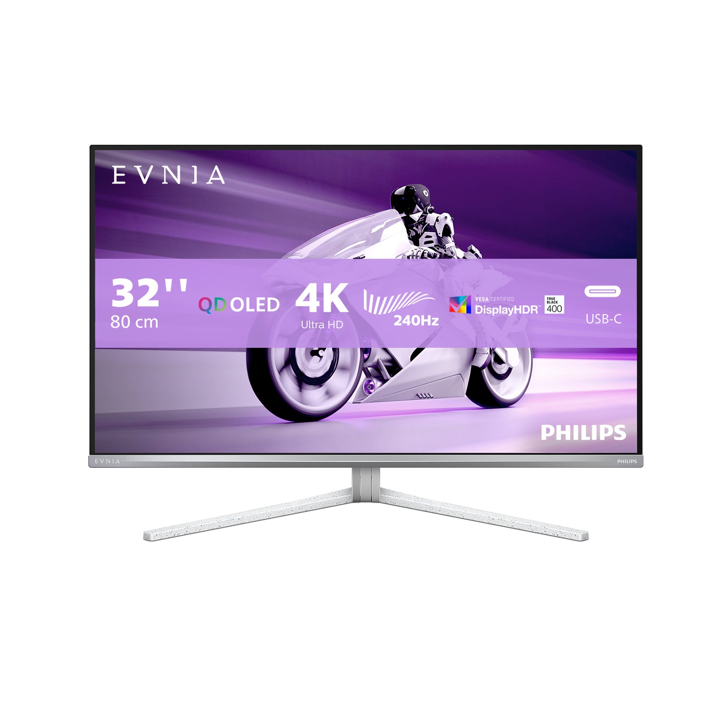 Philips Gaming 32 UHD 4K OLED (3840x2160), 0.03ms, 175Hz, 1800R, HAS, Swivel, Tilt