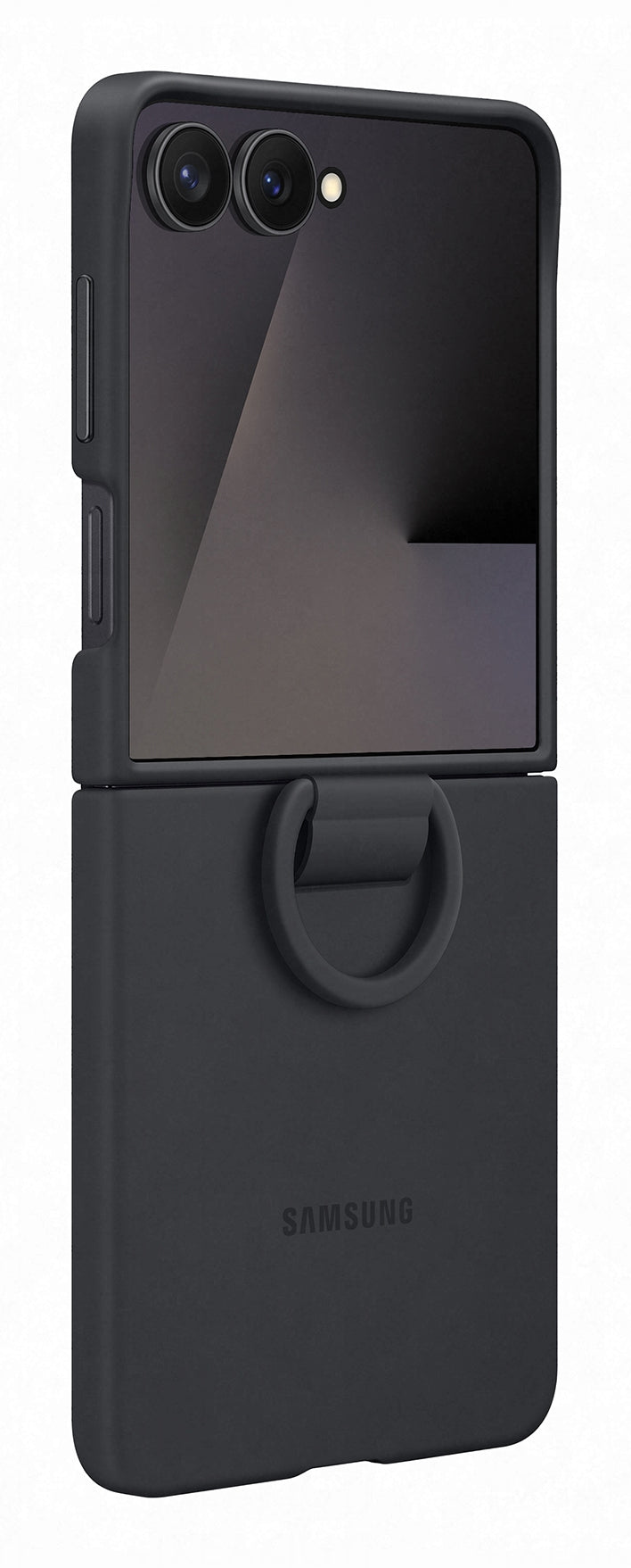 Samsung Silicone Ring Case Flip7 Zwart