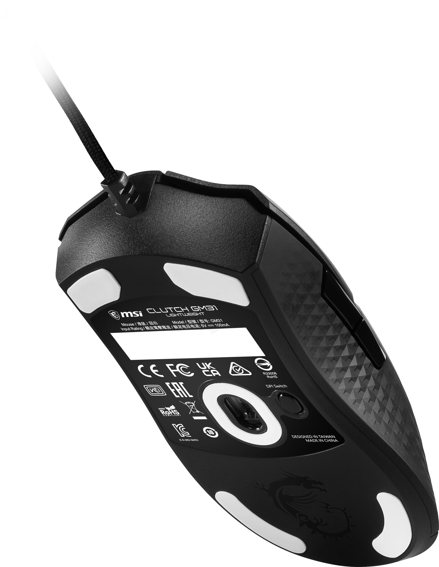 MSI GM31 Clutch Lightweight Gaming Mouse