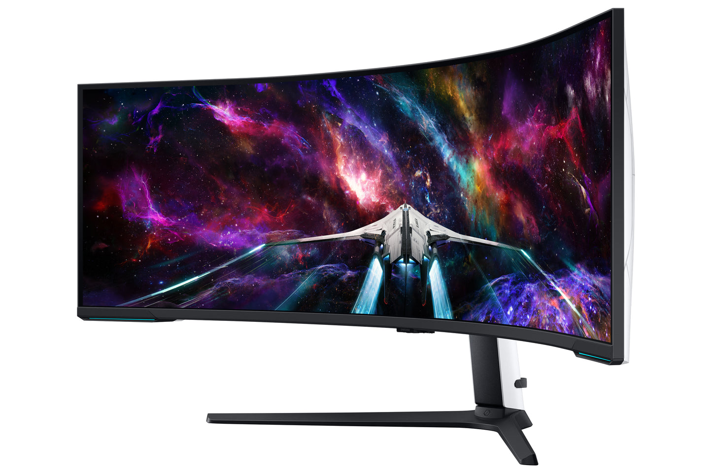 Samsung Gaming 57inch Mini LED 240Hz Curved 1000R, 7680x2160, 1ms, HDR10+, Displayport, HDMI, USB 3, Height