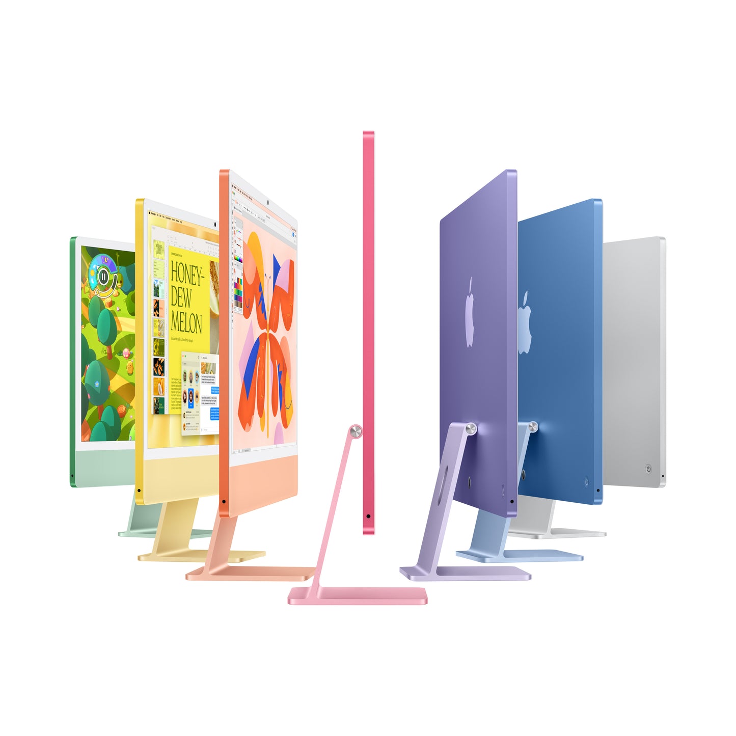 APPLE 24inch iMac with Retina 4.5K display M4 chip with 10-core CPU and 10-core GPU 16GB 256GB SSD - Pink