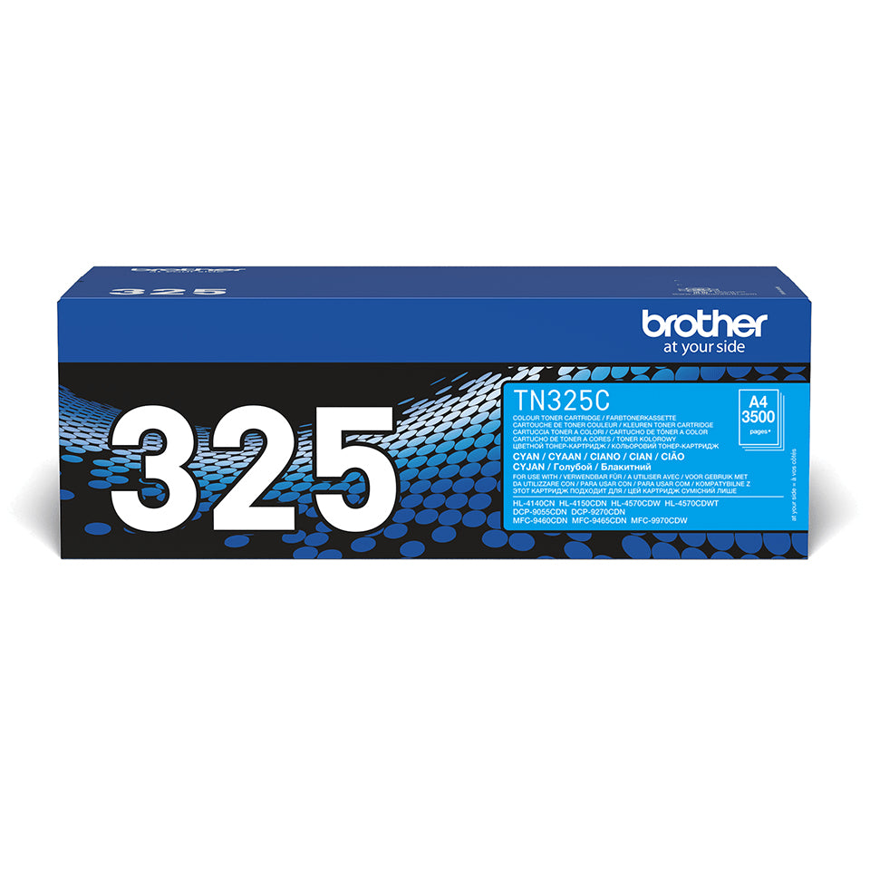 Brother TN325C tonercartridge cyaan met hoge opbrengst
