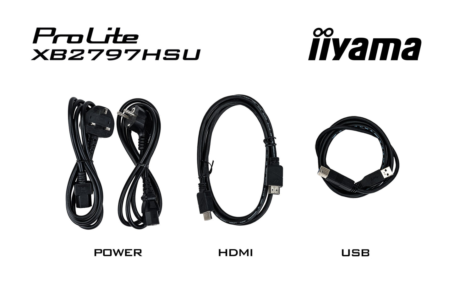 IIYAMA 27inch IPS-panel 1920x1080 120Hz EyeComfort 15cm Height Adj. Stand 350cd/m2 Speakers HDMI DisplayPort 1ms MPRT USB 2x