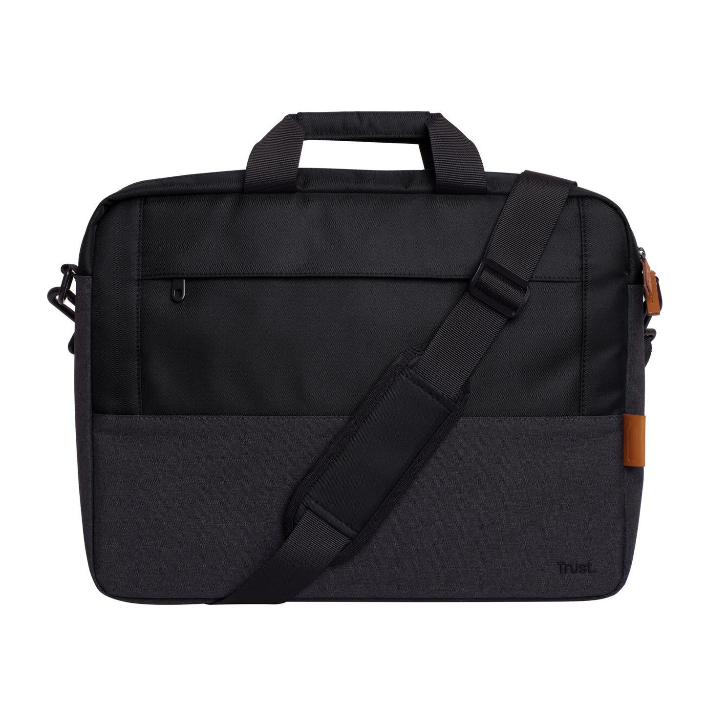 TRUST LISBOA 16 LAPTOP BAG - BLACK