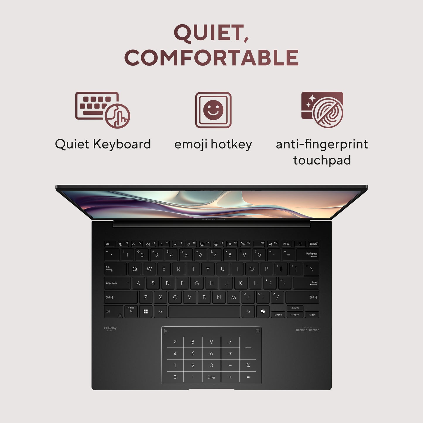 ASUS Zenbook 14 UM3406GA-QD16512W, 14 WUXGA OLED, AMD Ryzen AI 7 445, 50 NPU TOPs, 16GB, 512GB PCIe NVMe SSD, AMD Radeon Graphics, W11H, Bl