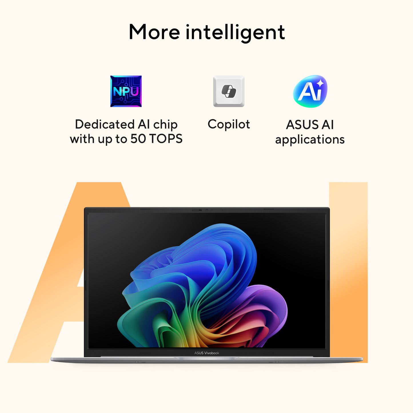 ASUS Vivobook 18 90NB17Y1-M00310 AMD Ryzen AI 7 445 18inch WUXGA 32GB DDR5 1TB M.2 NVMe PCIe 4.0 SSD W11H
