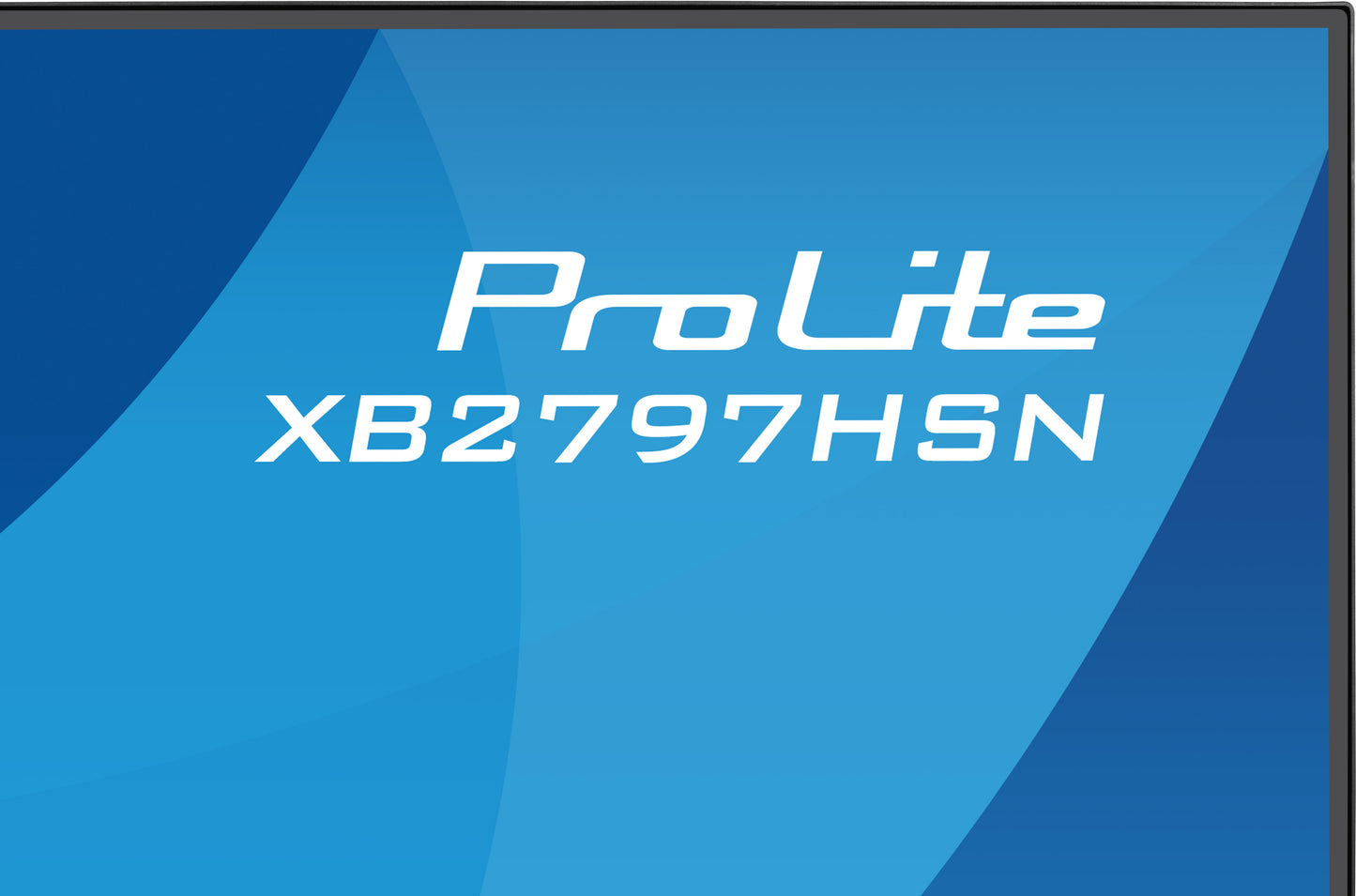 Iiyama Prolite XB2797HSN-B1 27WIDE LCD, 1920 x 1080, 100 Hz IPS panel, LED Bl., Adaptive Sync, USB-Hub (2xOut v3.2 +2xUSB-C(7,5 Watt)), Piv