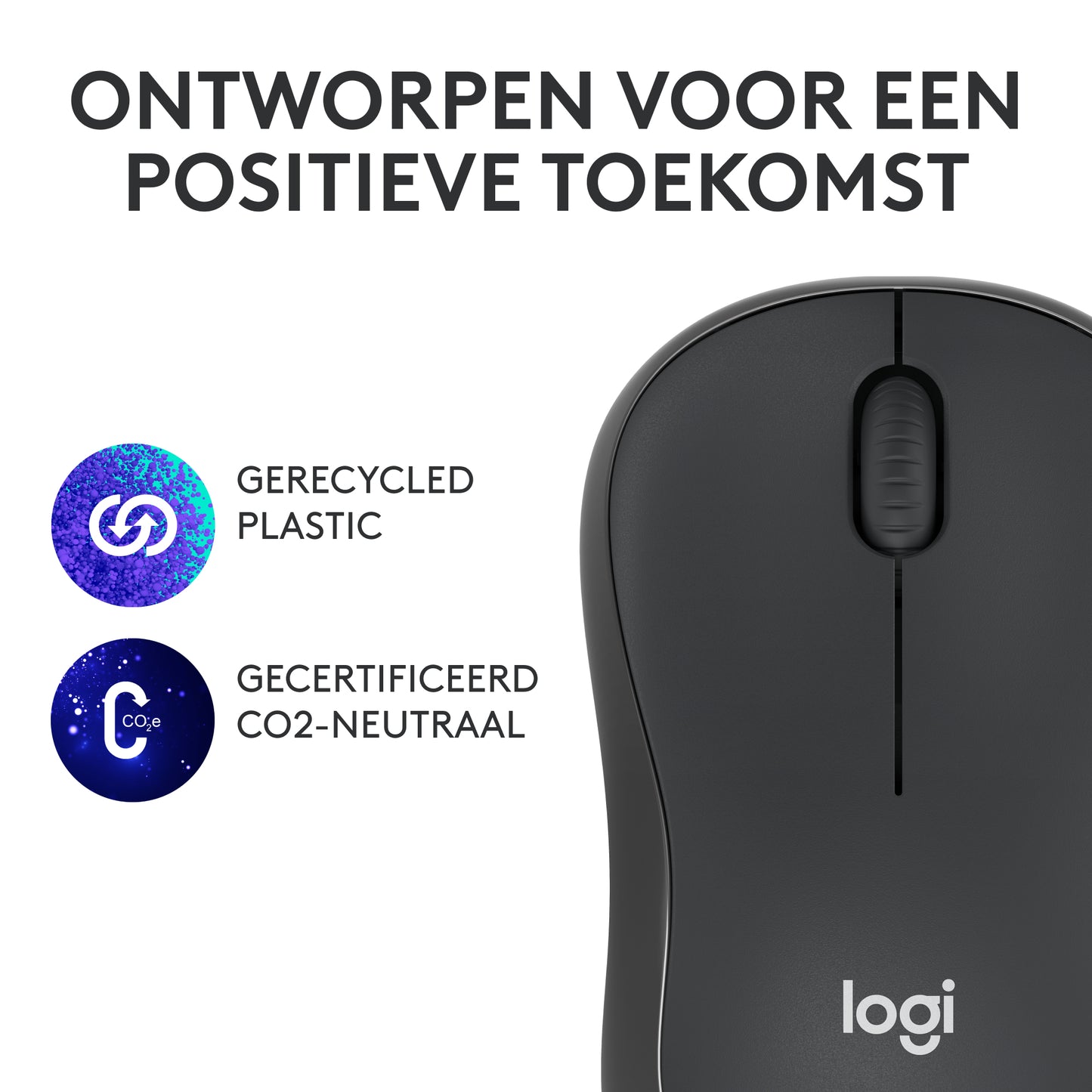 Logitech M240 Stille Bluetooth Muis, 18 maanden batterijduur, voor Windows, macOS, ChromeOS, Compatibel met PC, Mac, Laptop, Tablets - Graph
