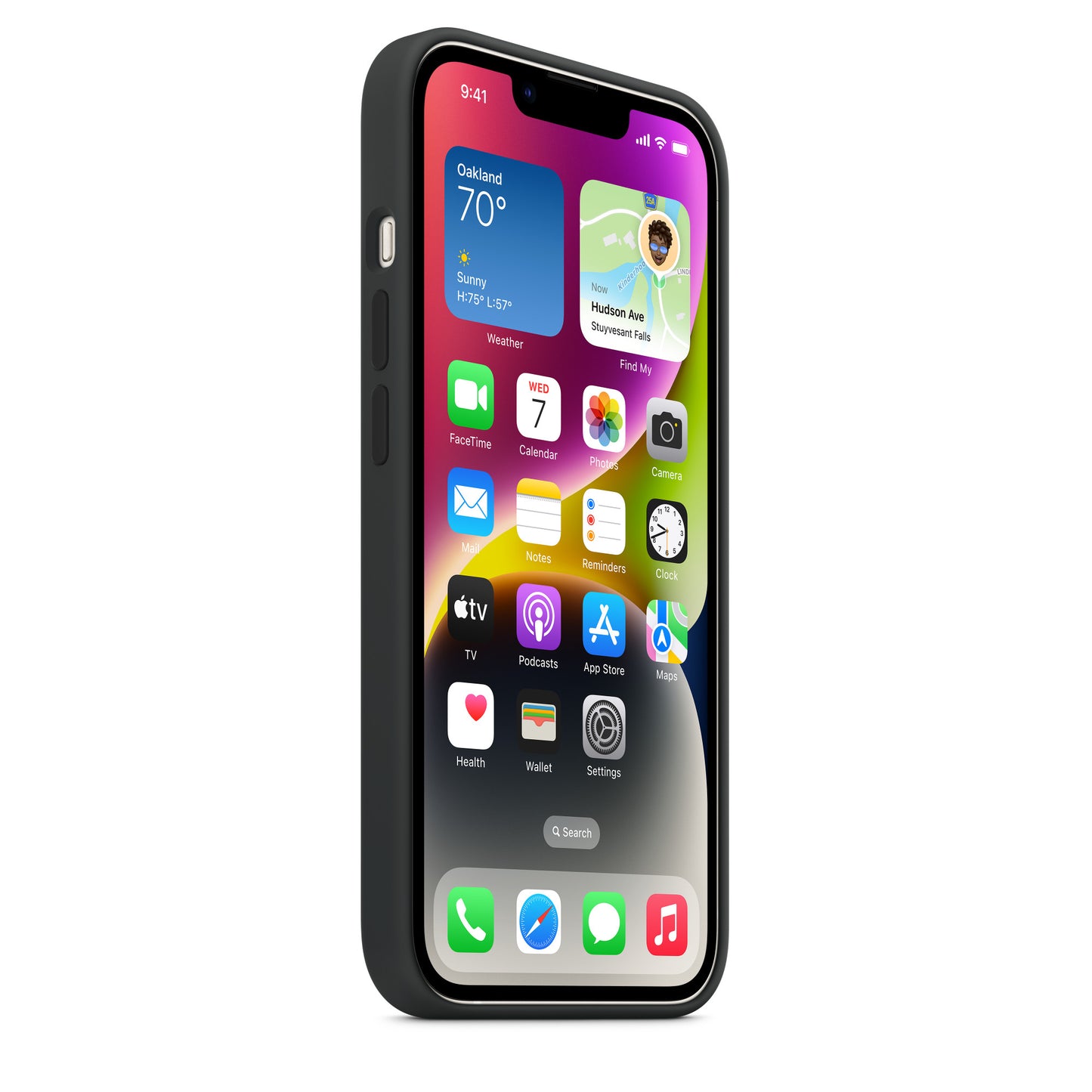 Apple iPhone 14 Silicone Case with MagSafe - Midnight