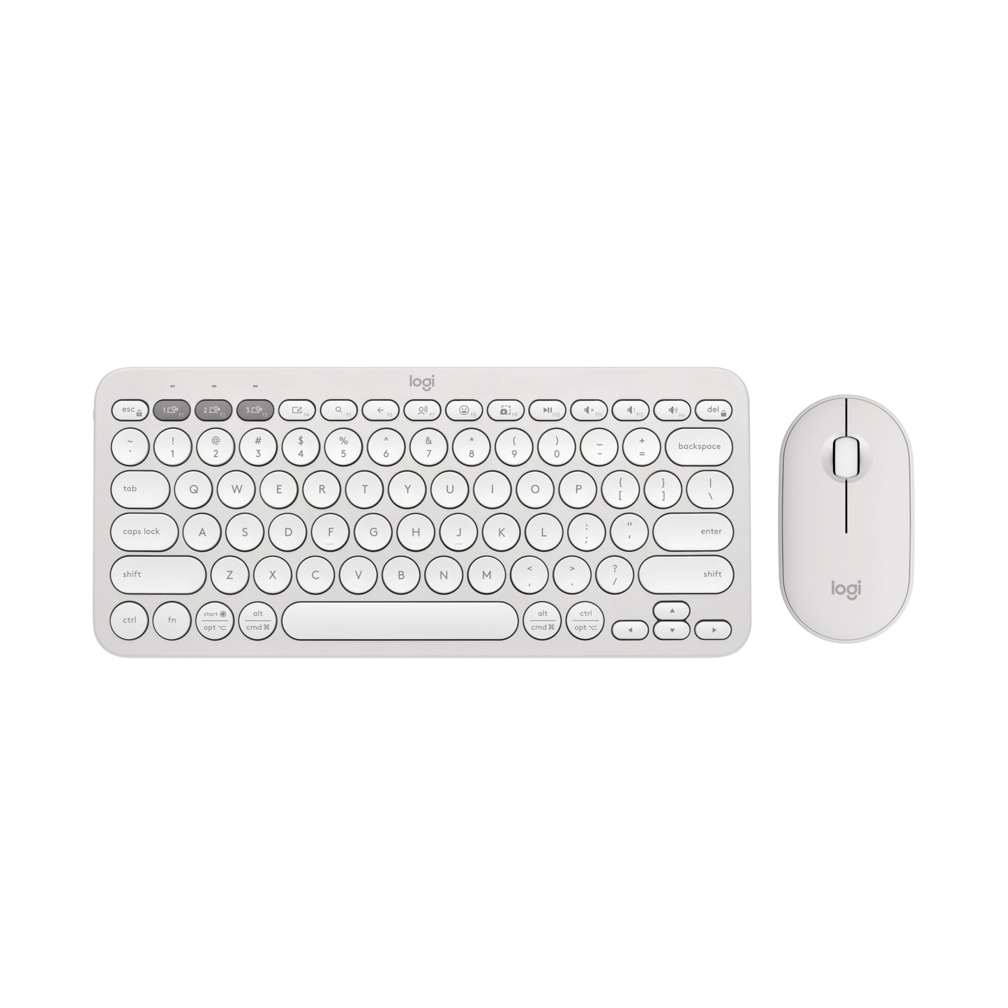 Logitech Pebble 2 Combo - Off-White