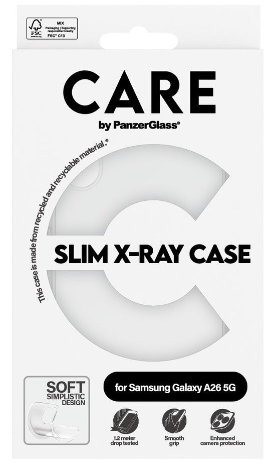 CARE by PanzerGlass Fashionable Case Transparent X-Ray Soft Basic Samsung Galaxy A26 5G