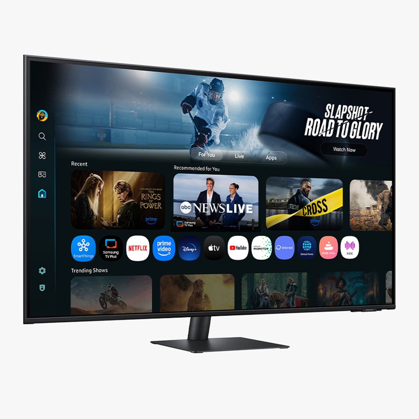 SAMSUNG SMART MONITOR M70F 43 4K USB-C (90W) - BLACK