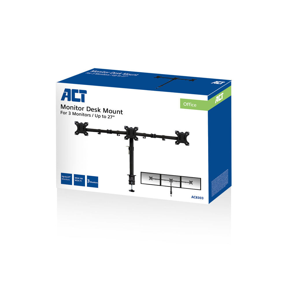ACT Monitor desk mount stand 3 Screens
