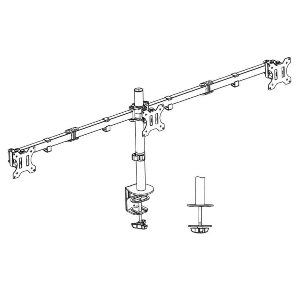 ACT Monitor desk mount stand 3 Screens